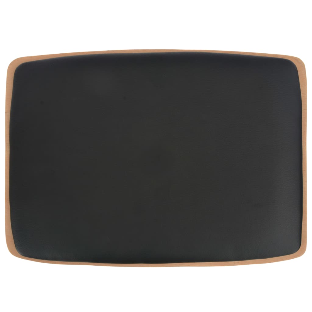 3-Teiliges Bar-Set Stahl Schwarz