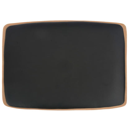 3-Teiliges Bar-Set Stahl Schwarz