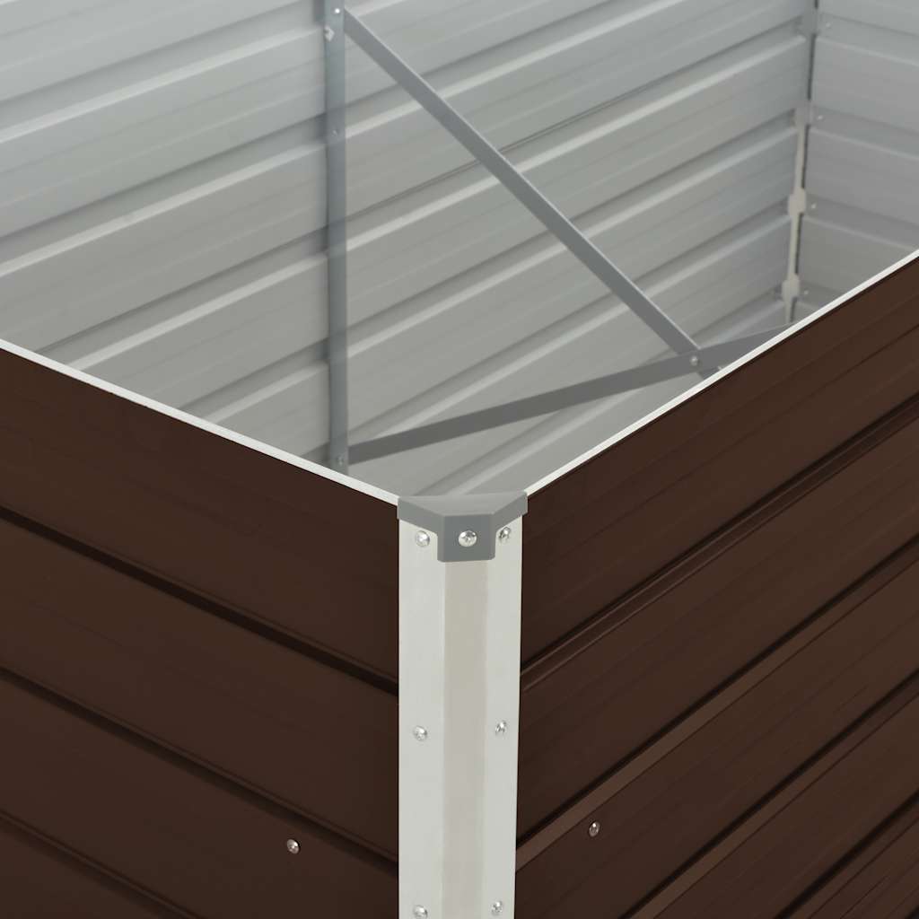 Hochbeet 160 X 80 X 77 Cm Verzinkter Stahl