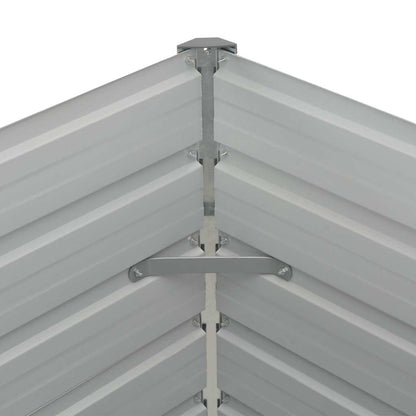 Hochbeet 160 X 80 X 77 Cm Verzinkter Stahl