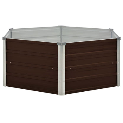 Hochbeet 129 X 129 X 45 Cm Verzinkter Stahl