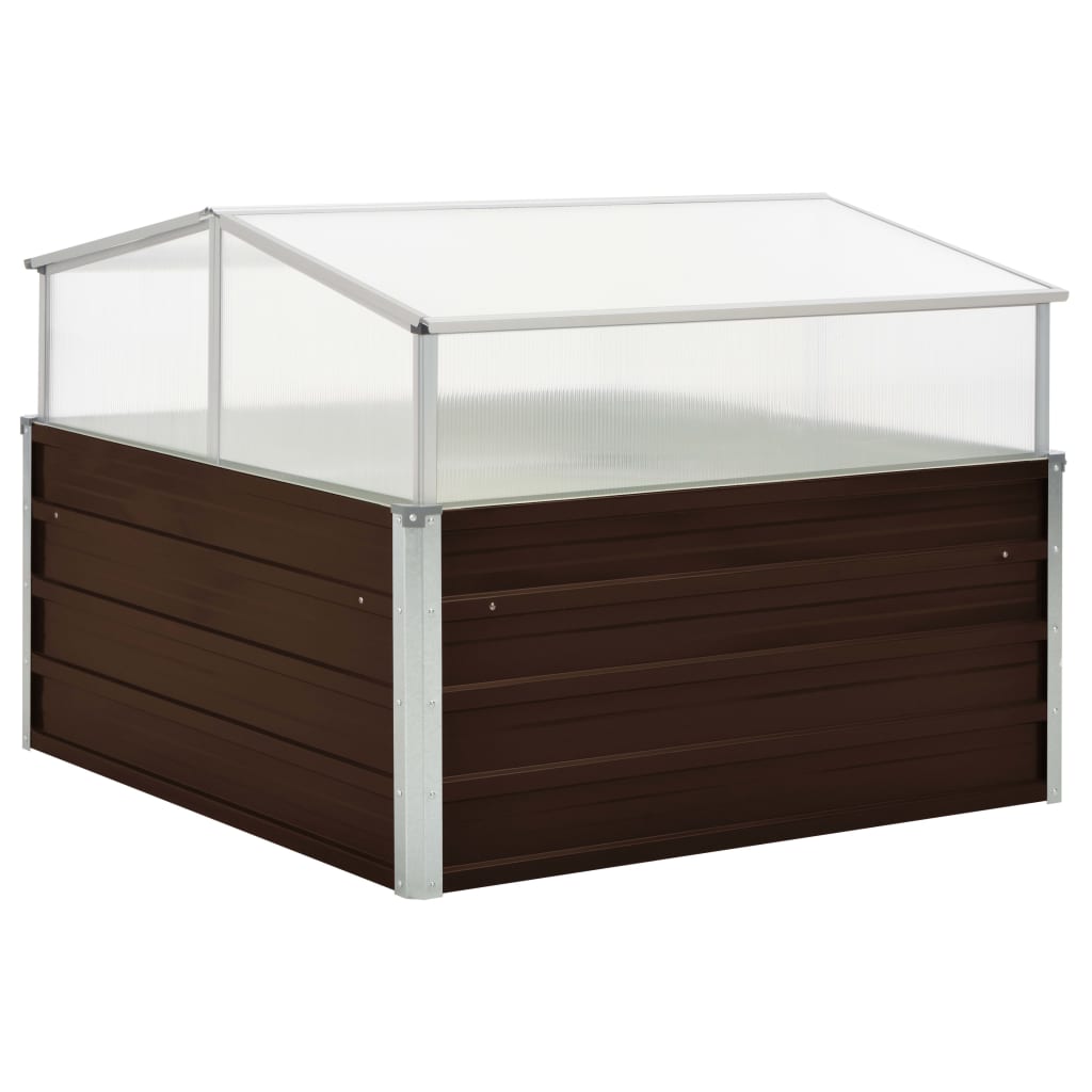 Gewächshaus 100X100X77 Cm Verzinkter Stahl