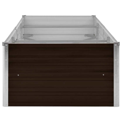 Garten-Hochbeet 240 X 80 X 45 Cm Verzinkter Stahl