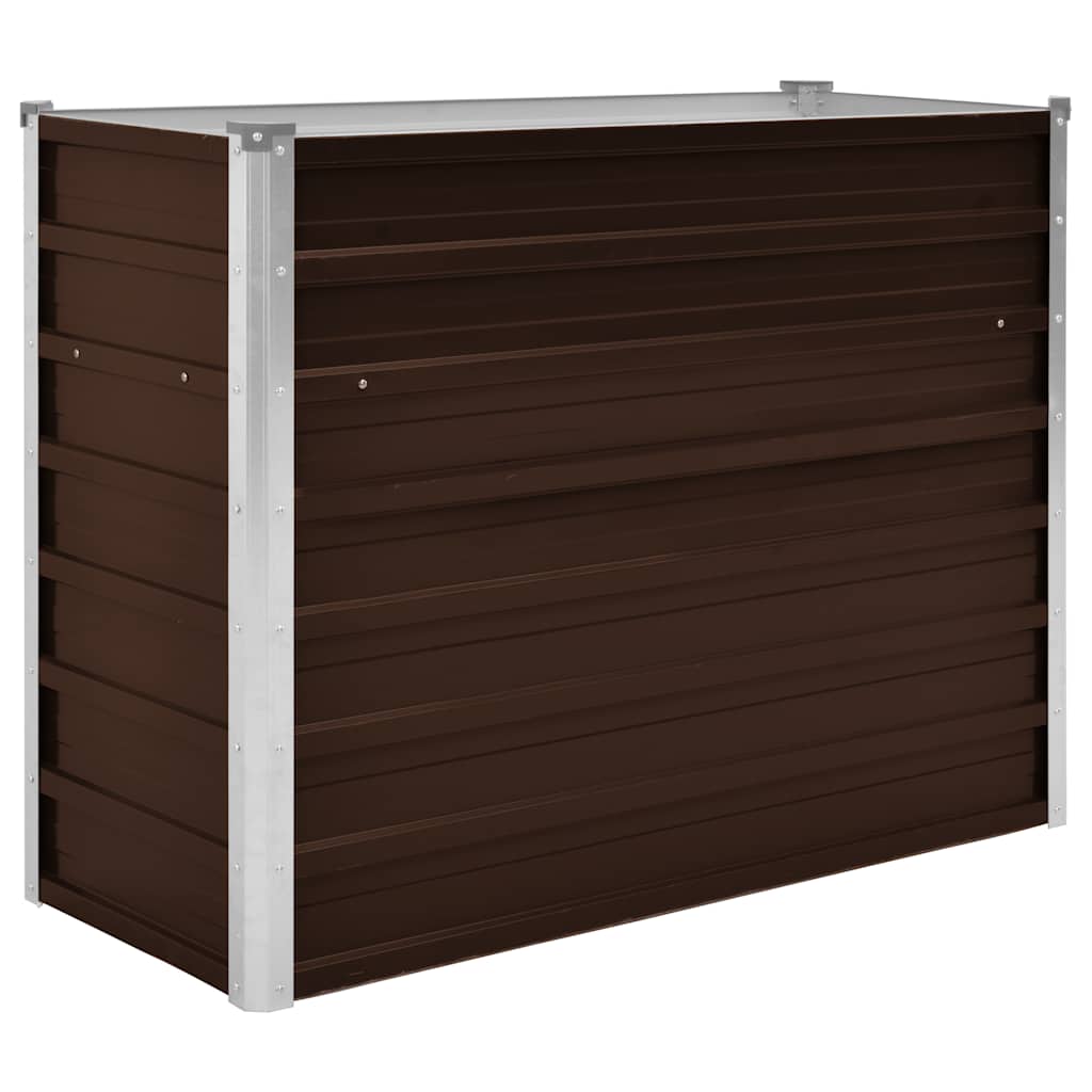 Garten-Hochbeet 100 X 40 X 77 Cm Verzinkter Stahl