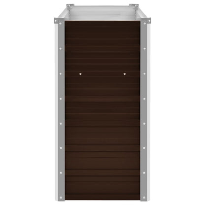 Garten-Hochbeet 100 X 40 X 77 Cm Verzinkter Stahl