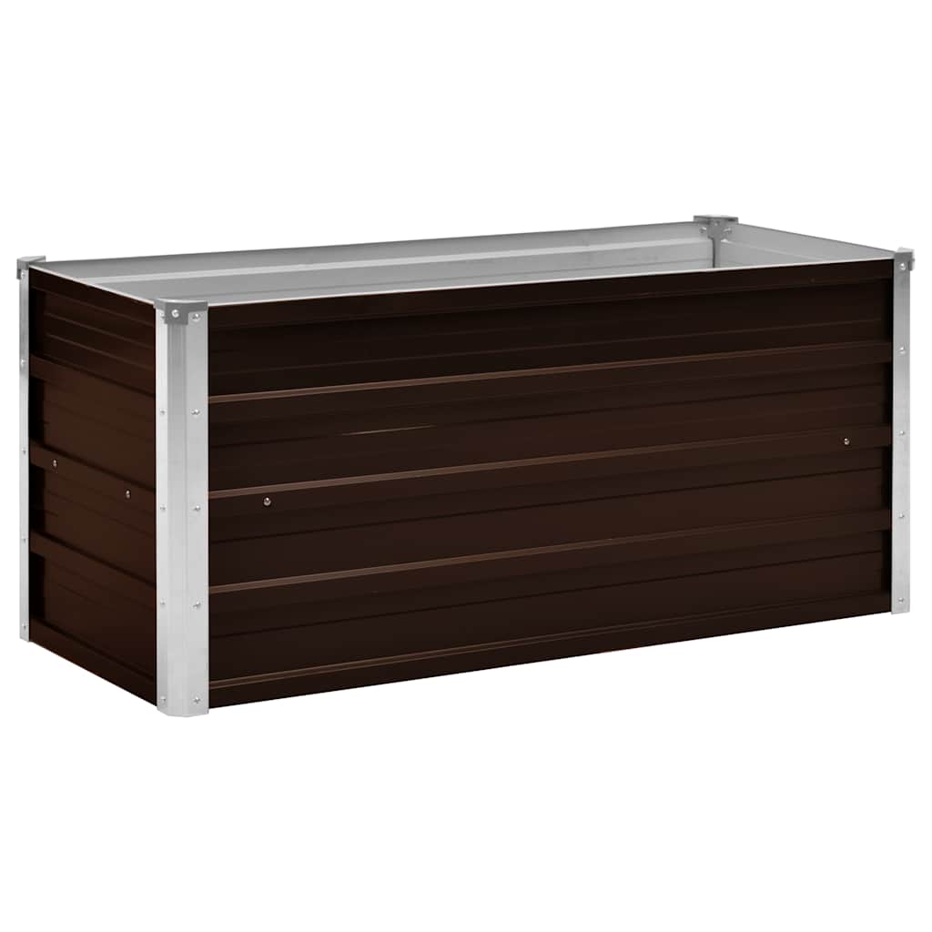 Garten-Hochbeet 100 X 40 X 45 Cm Verzinkter Stahl