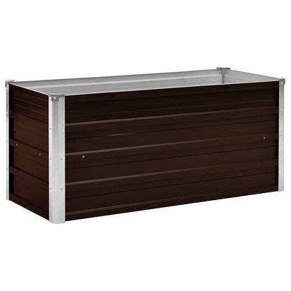 Garten-Hochbeet 100 X 40 X 45 Cm Verzinkter Stahl