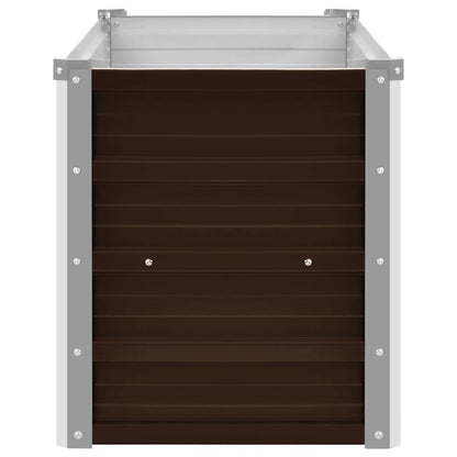 Garten-Hochbeet 100 X 40 X 45 Cm Verzinkter Stahl