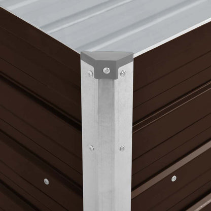 Garten-Hochbeet 100 X 40 X 45 Cm Verzinkter Stahl