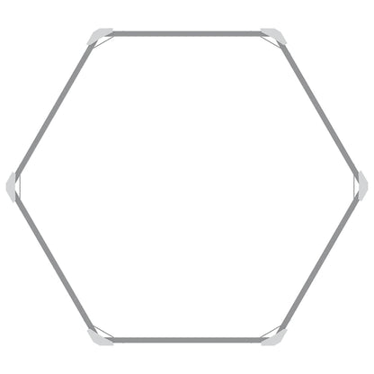 Garten-Hochbeet 129 X 129 X 77 Cm Verzinkter Stahl