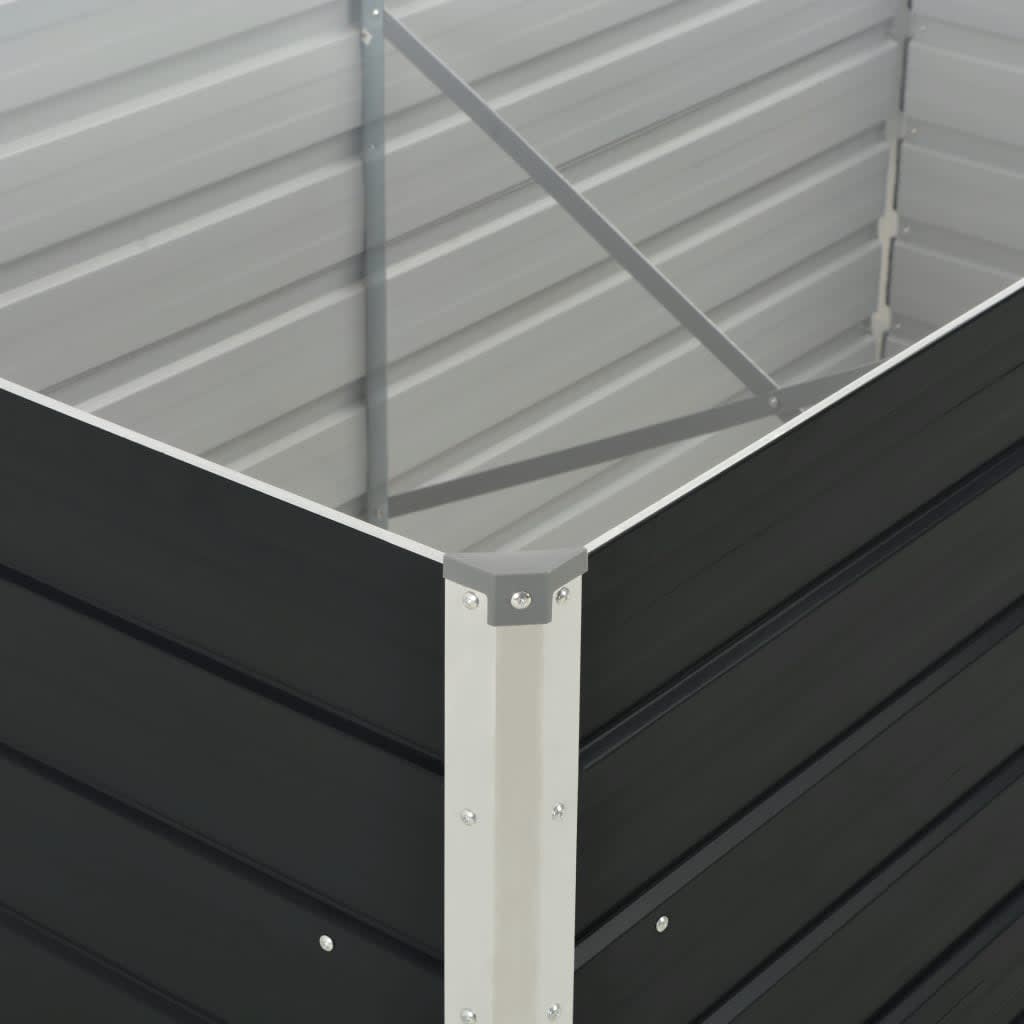 Hochbeet 160 X 80 X 77 Cm Verzinkter Stahl