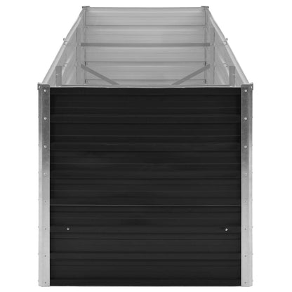 Garten-Hochbeet 240 X 80 X 77 Cm Verzinkter Stahl