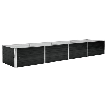 Garten-Hochbeet 320 X 80 X 45 Cm Verzinkter Stahl