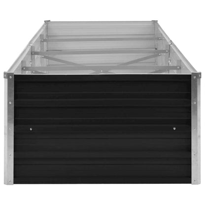 Garten-Hochbeet 320 X 80 X 45 Cm Verzinkter Stahl
