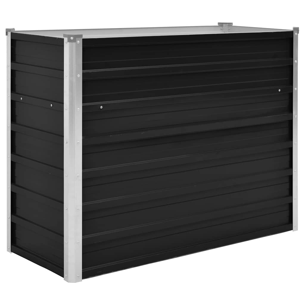 Garten-Hochbeet 100 X 40 X 77 Cm Verzinkter Stahl