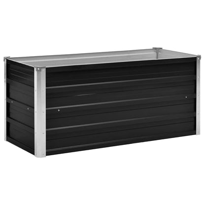 Garten-Hochbeet 100 X 40 X 45 Cm Verzinkter Stahl