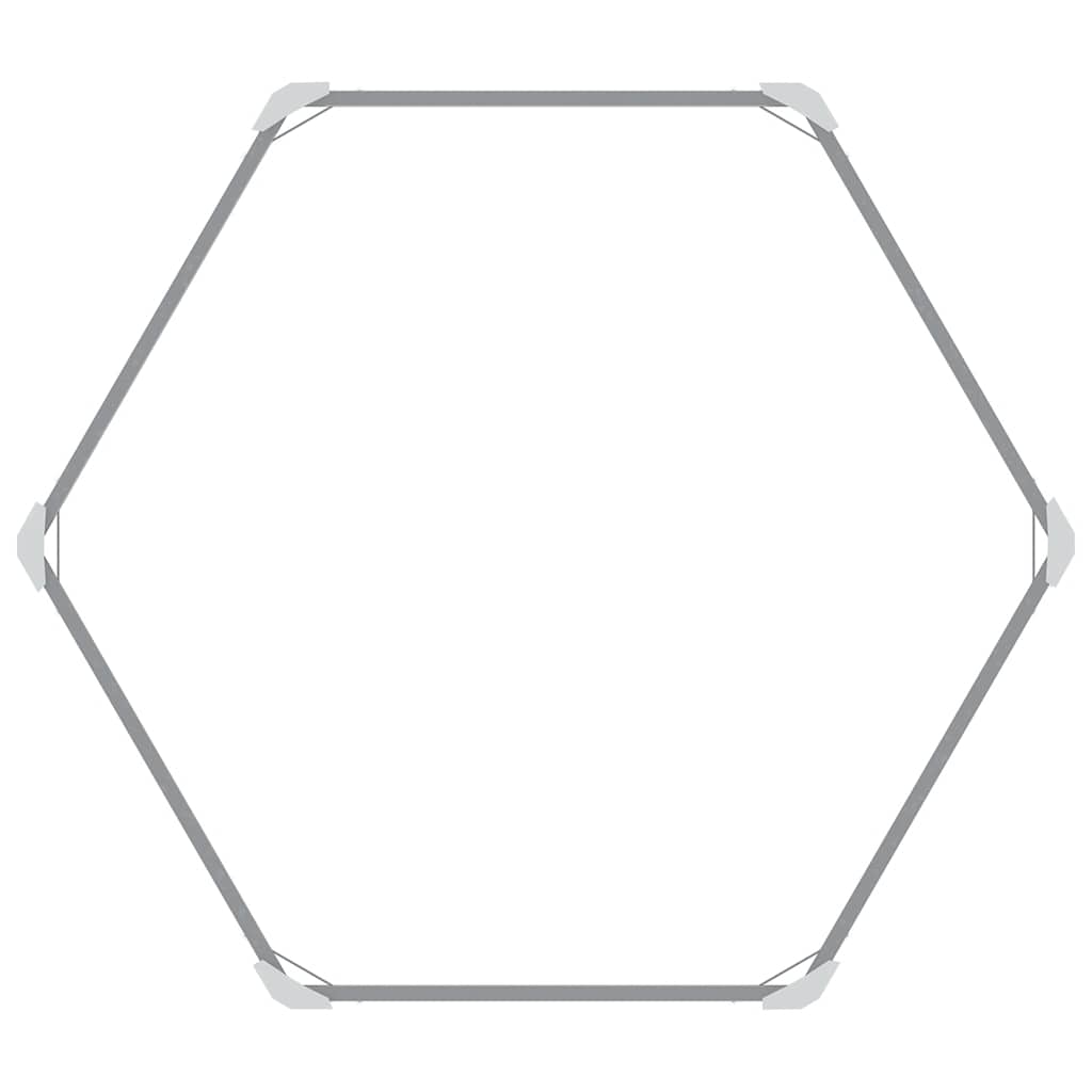 Garten-Hochbeet 129 X 129 X 77 Cm Verzinkter Stahl