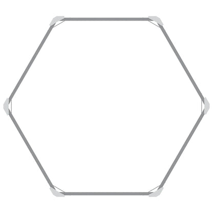 Garten-Hochbeet 129 X 129 X 77 Cm Verzinkter Stahl
