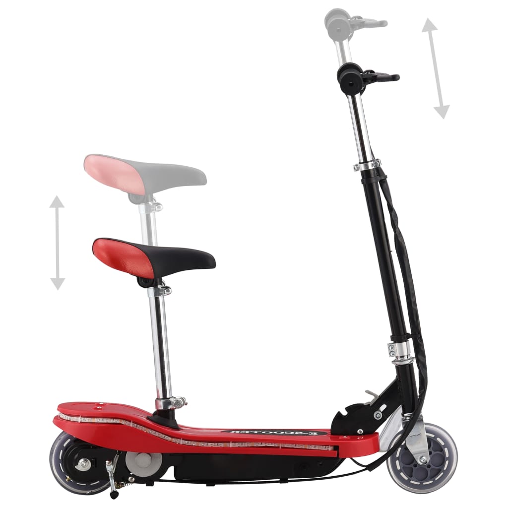 E-Scooter Für Kinder Mit Sitz Und Led 120 W