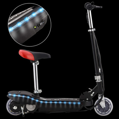 E-Scooter Für Kinder Mit Sitz Und Led 120 W