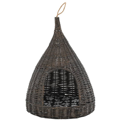Katzenhaus Mit Kissen 40X60 Cm Naturweide Tipi