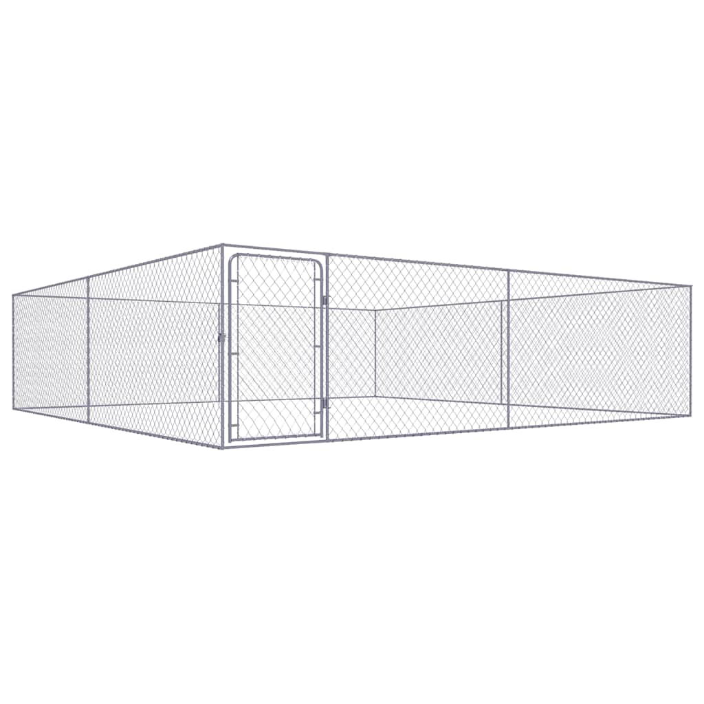 Outdoor-Hundezwinger Verzinkter Stahl