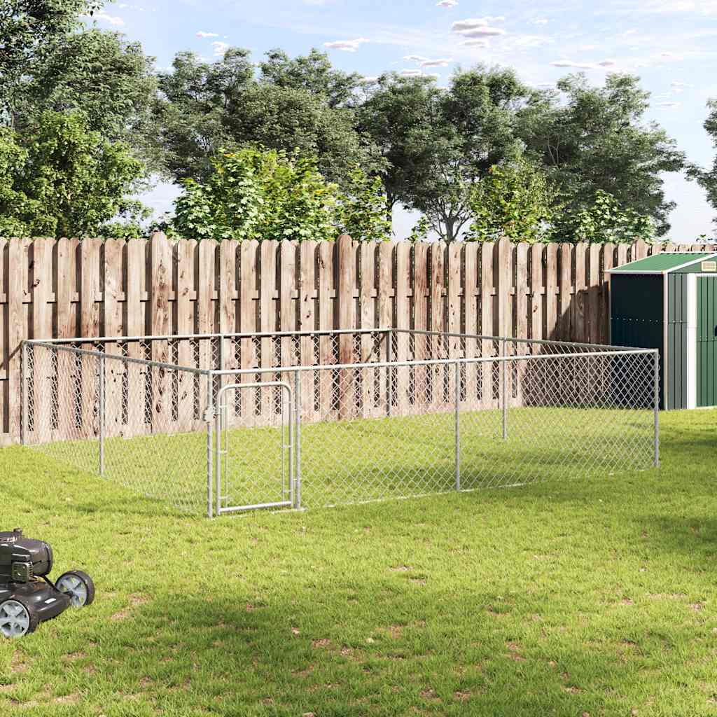 Outdoor-Hundezwinger Verzinkter Stahl