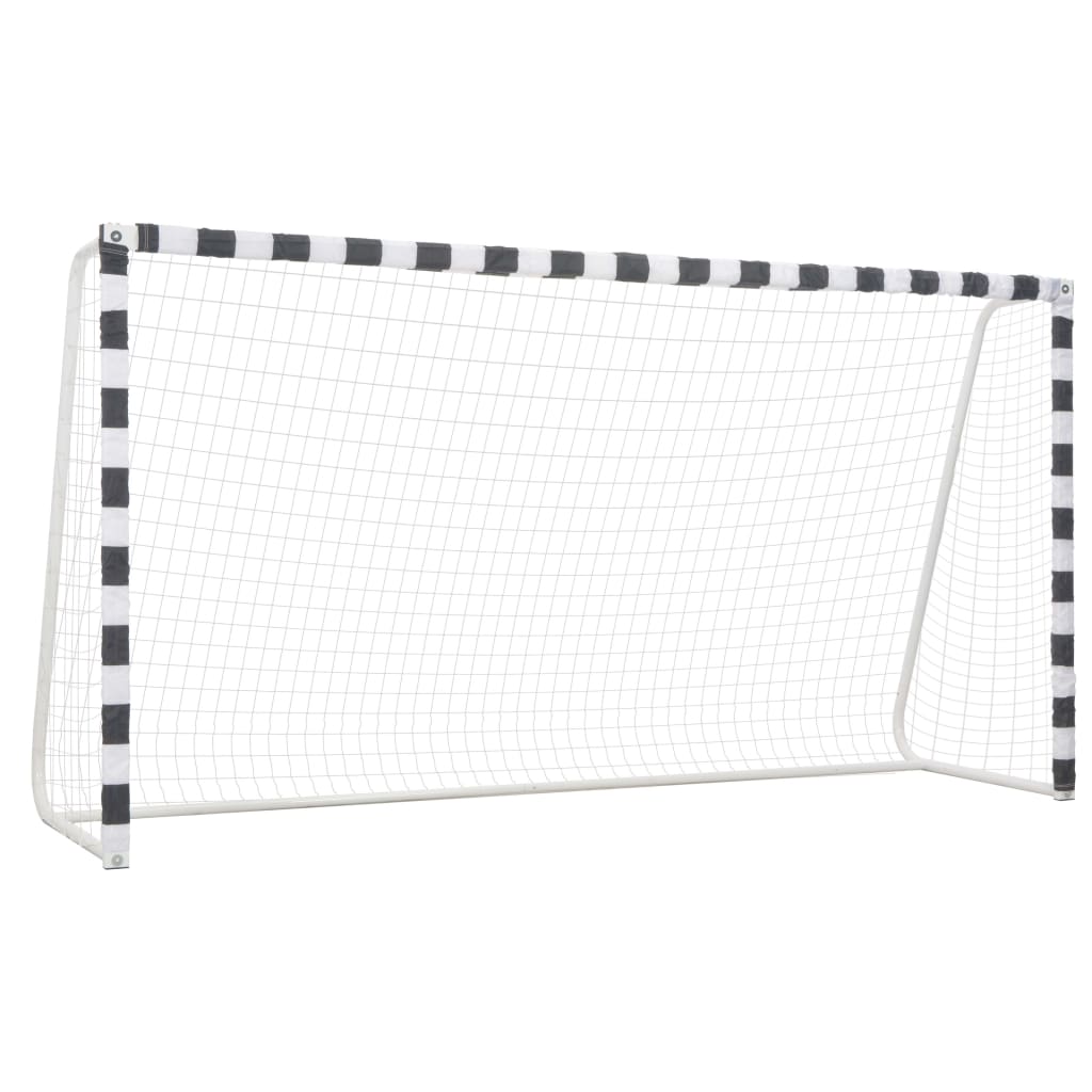 Fußballtor Metall Schwarz Und Weiß