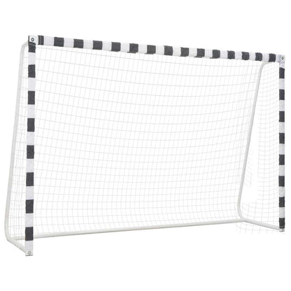 Fußballtor Metall Schwarz Und Weiß