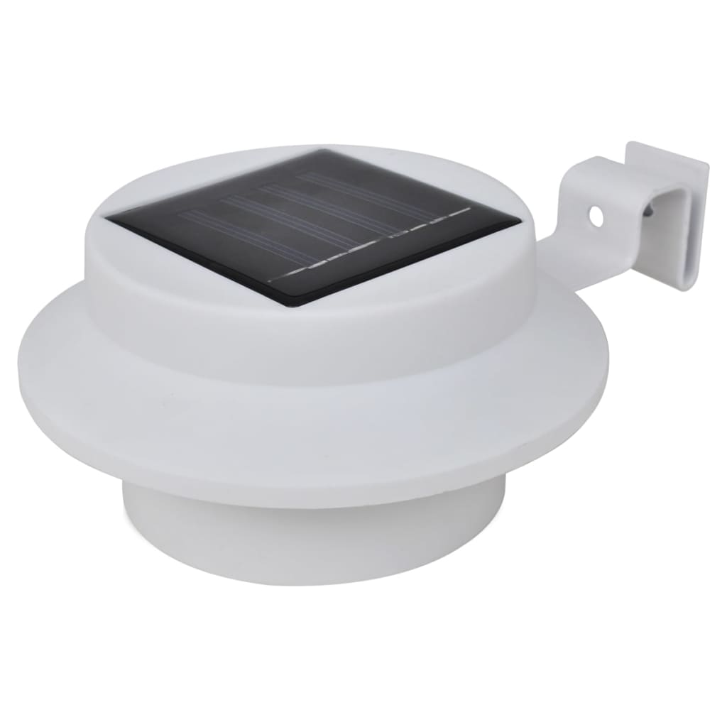 Solar-Außenleuchten Für Zaun 12 Stk. Led