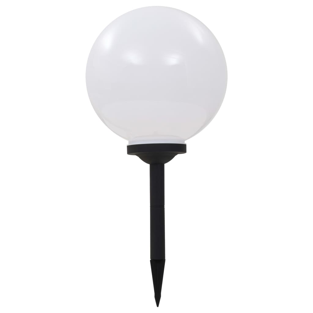 Außen-Solarlampen 4 Stk. Led Kugel Rgb
