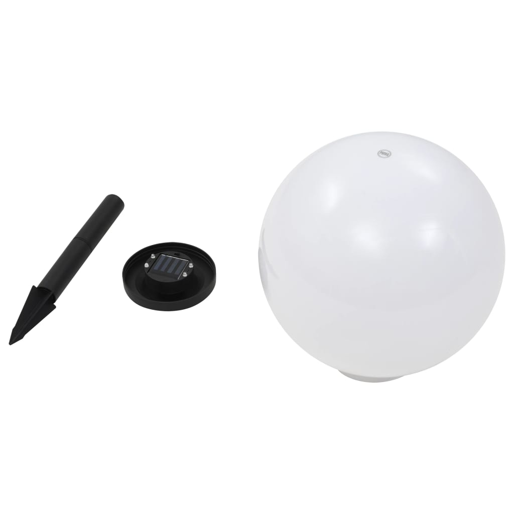 Außen-Solarlampen 4 Stk. Led Kugel Rgb
