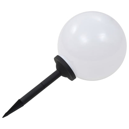Außen-Solarlampen 4 Stk. Led Kugel Rgb