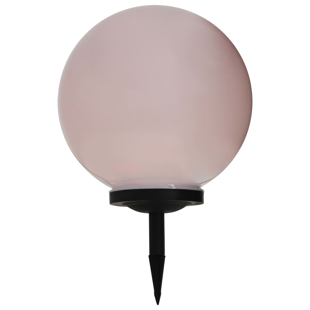 Außen-Solarlampen 2 Stk. Led Kugel Rgb