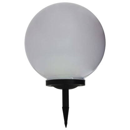 Außen-Solarlampen 2 Stk. Led Kugel Rgb