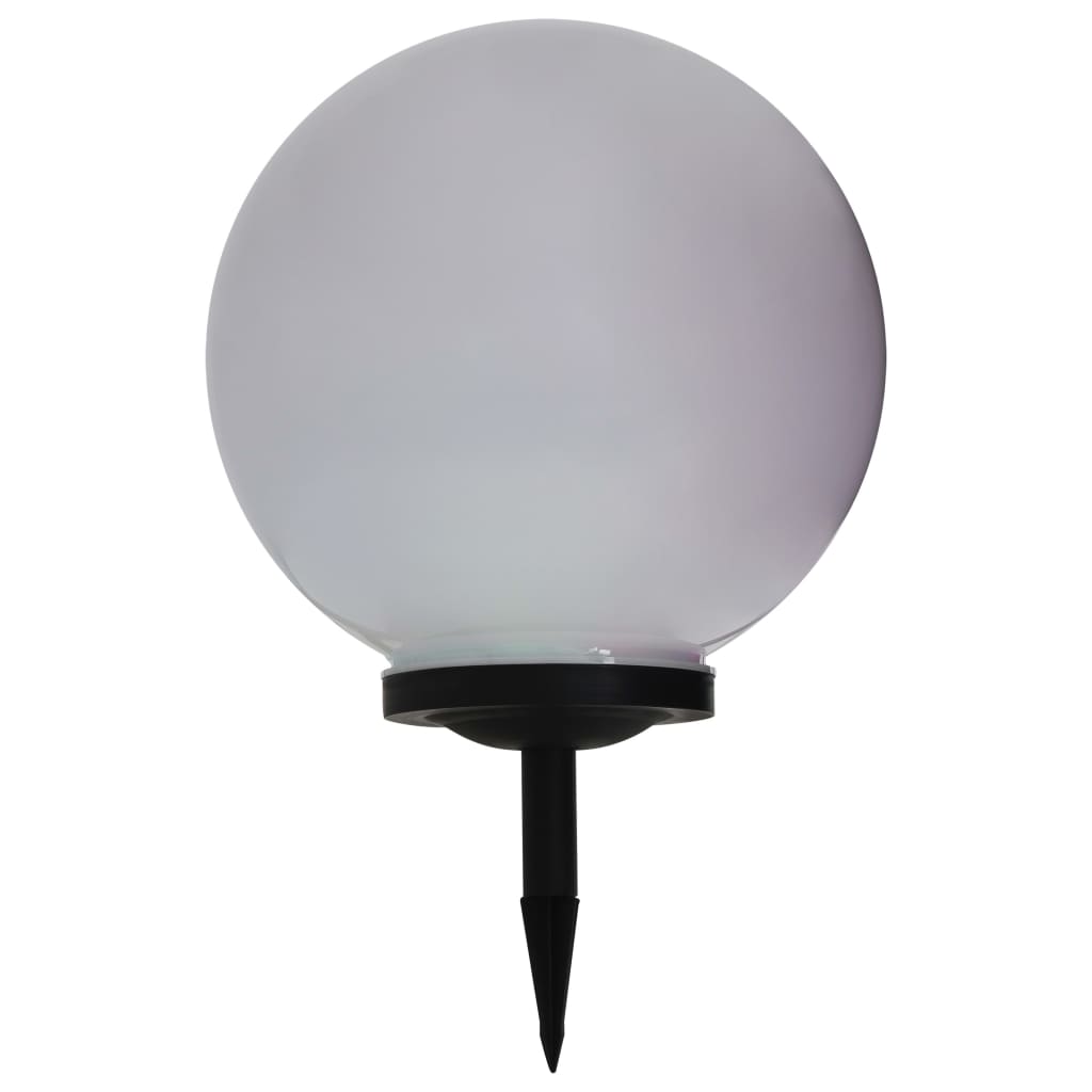 Außen-Solarlampen 2 Stk. Led Kugel Rgb