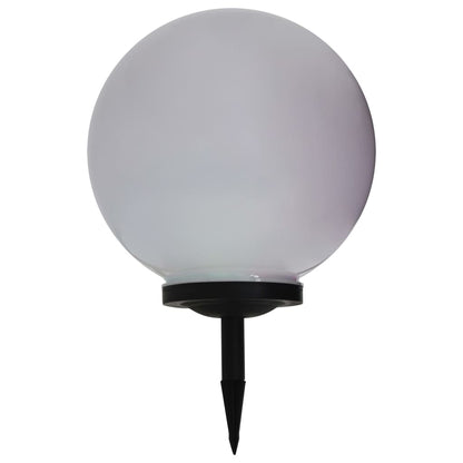Außen-Solarlampen 2 Stk. Led Kugel Rgb