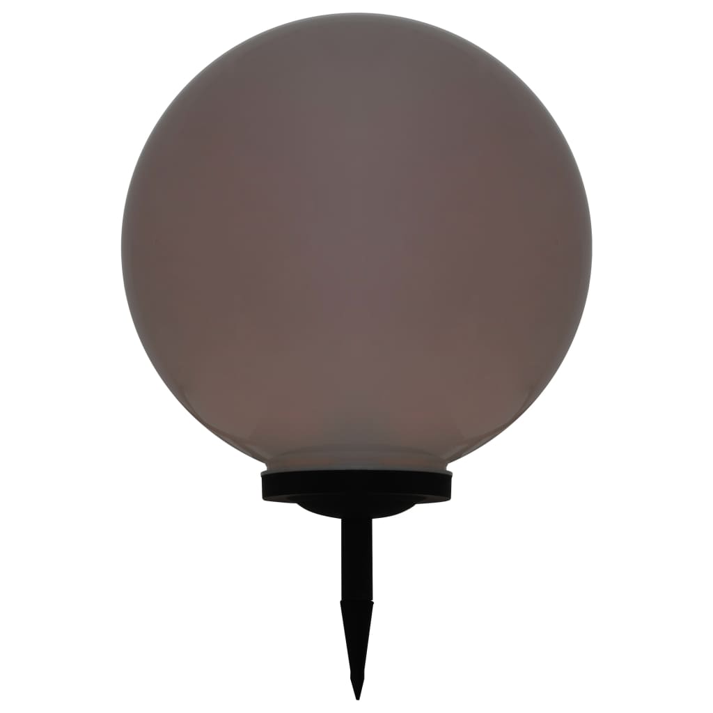Außen-Solarlampen 2 Stk. Led Kugel Rgb