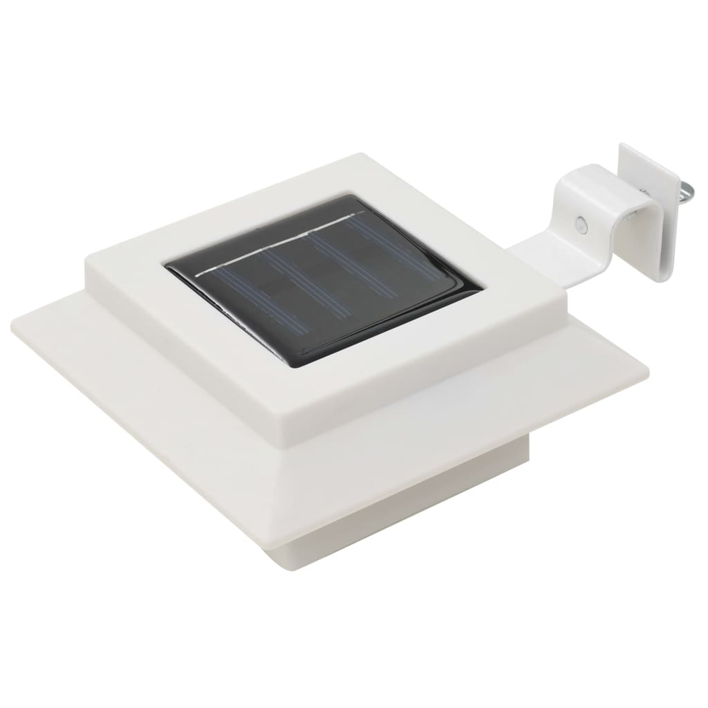 Solar-Außenleuchten 12 Stk. Led Rechteckig 12 Cm