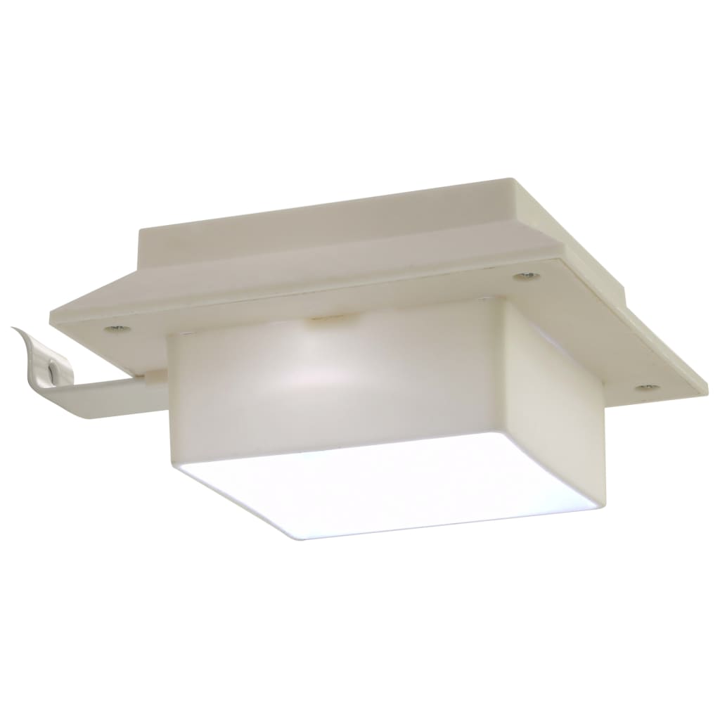 Solar-Außenleuchten 12 Stk. Led Rechteckig 12 Cm