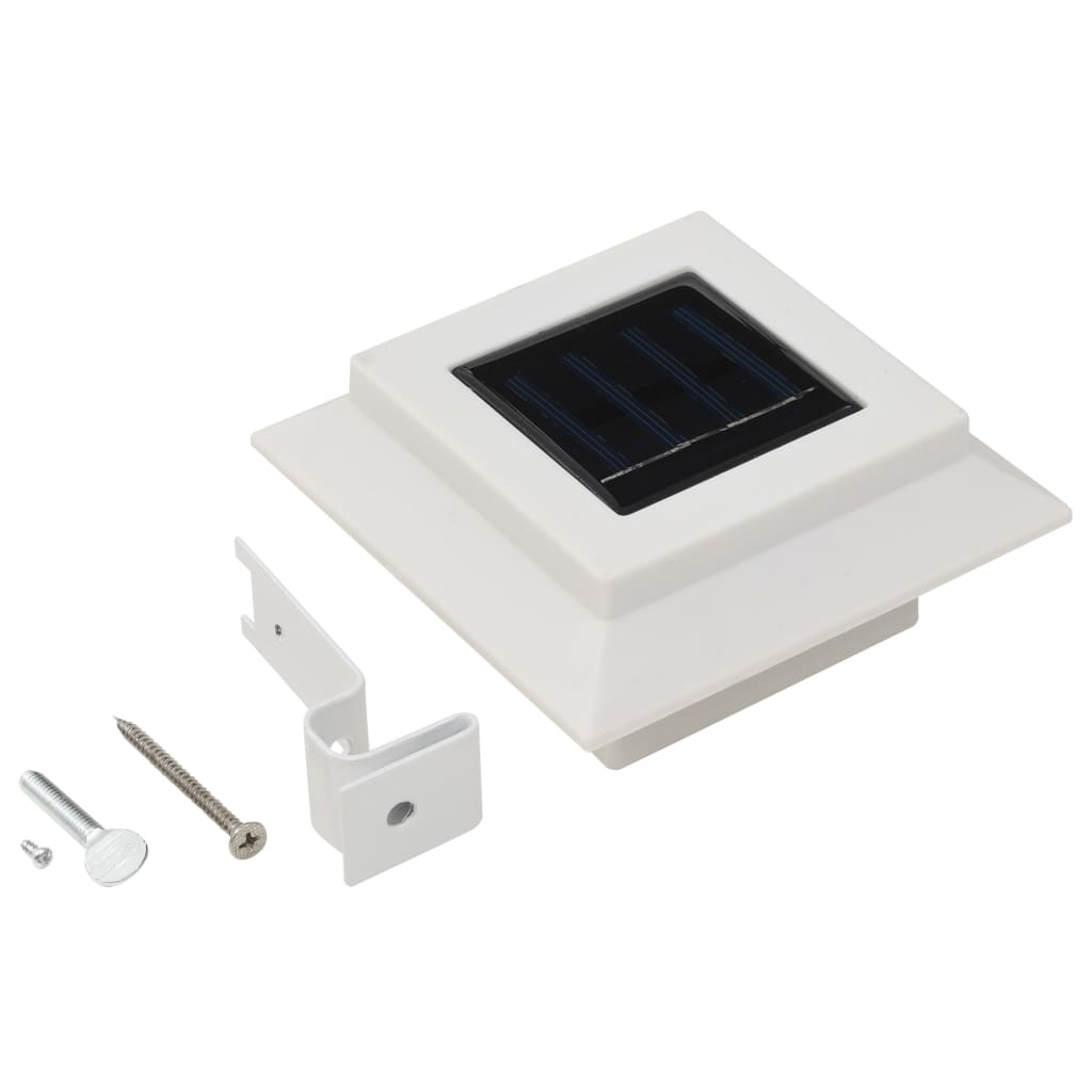 Solar-Außenleuchten 12 Stk. Led Rechteckig 12 Cm