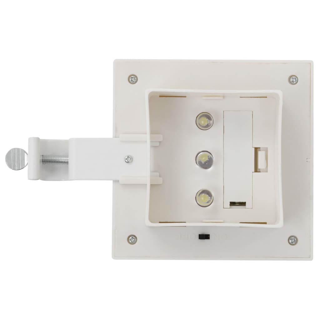 Solar-Außenleuchten 12 Stk. Led Rechteckig 12 Cm