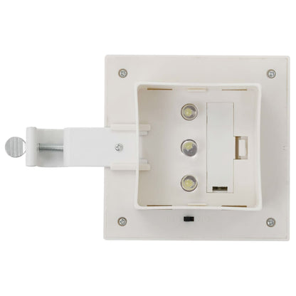 Solar-Außenleuchten 12 Stk. Led Rechteckig 12 Cm