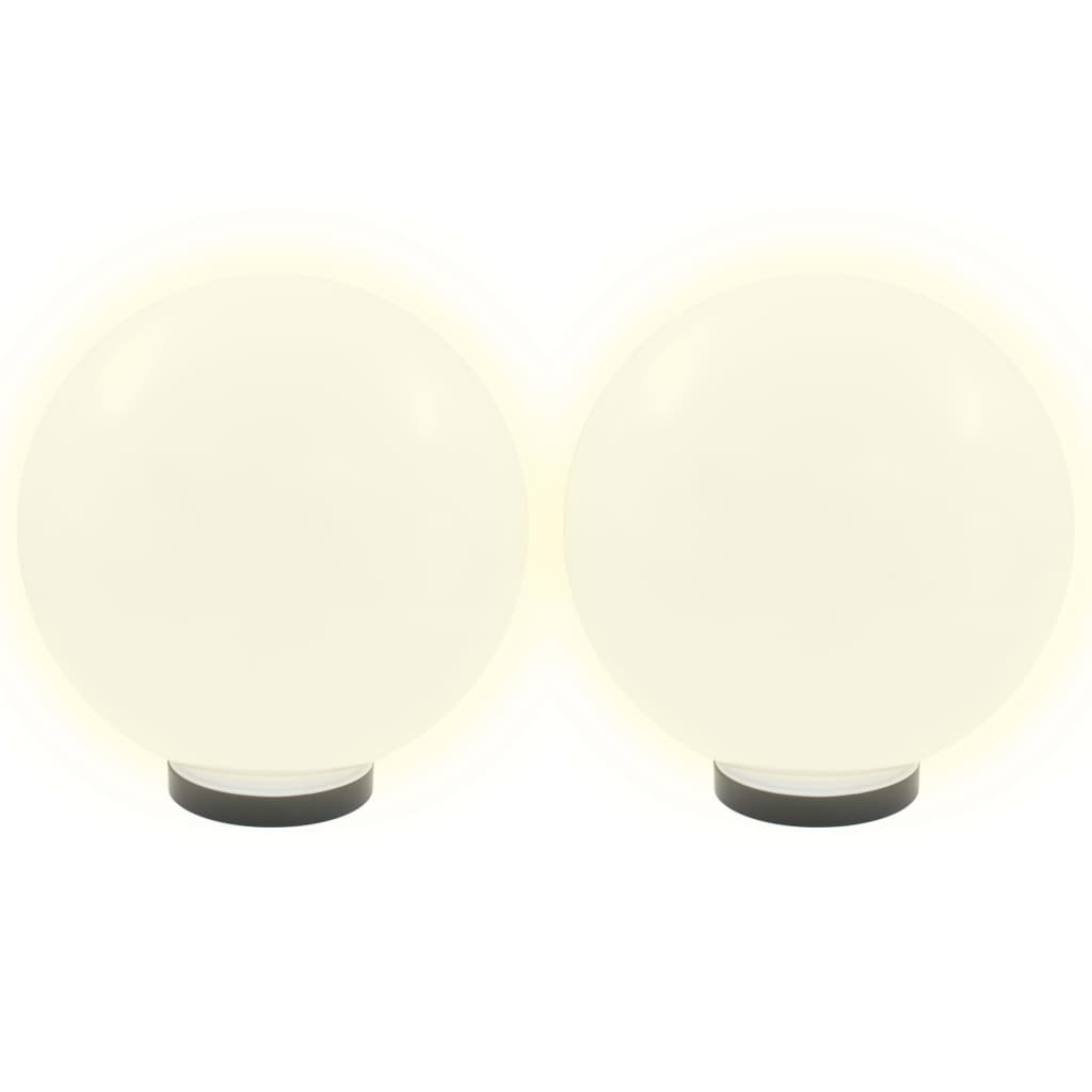Led-Gartenleuchten 4 Stk. Kugelförmig Pmma