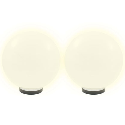 Led-Gartenleuchten 4 Stk. Kugelförmig Pmma