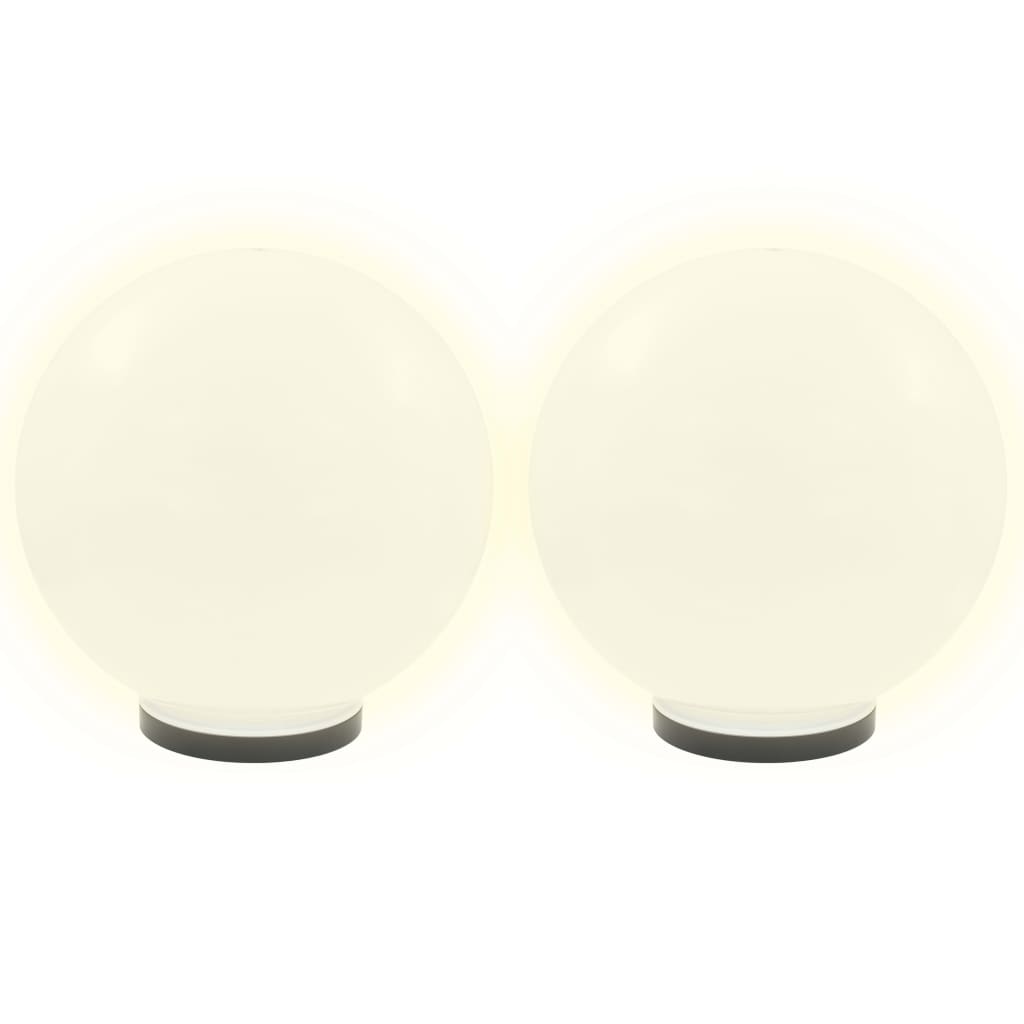 Led-Gartenleuchten 4 Stk. Kugelförmig Pmma