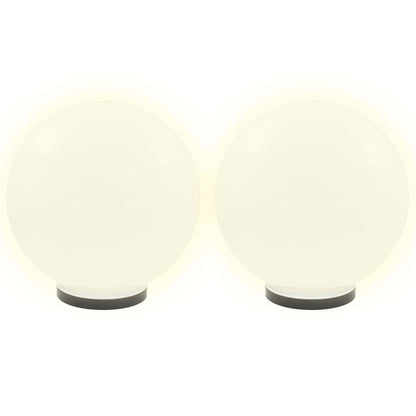 Led-Gartenleuchten 4 Stk. Kugelförmig Pmma