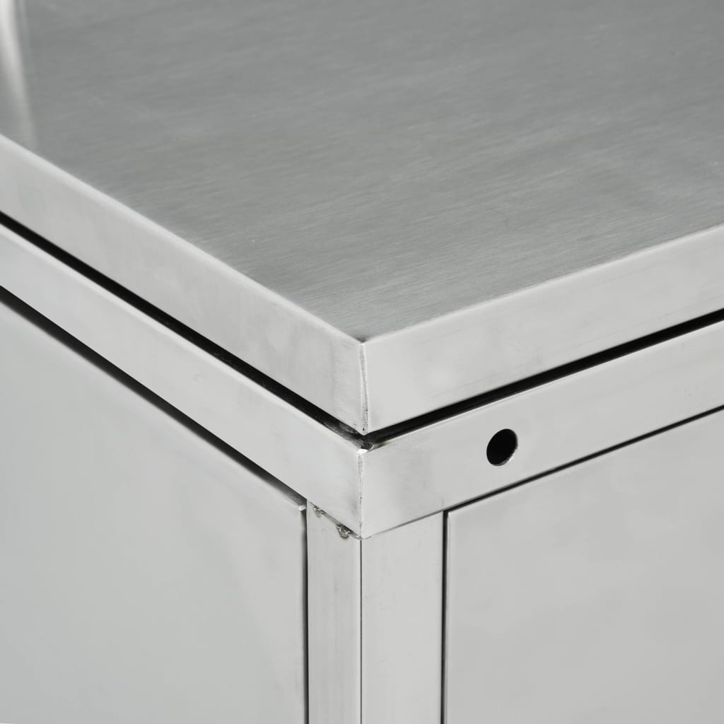Mülltonnenbox Für 240 L Edelstahl