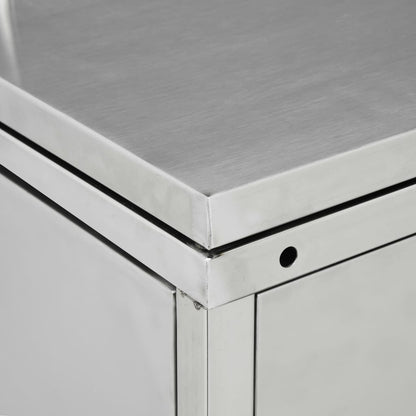 Mülltonnenbox Für 240 L Edelstahl