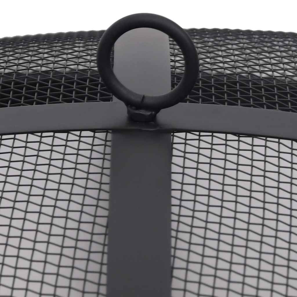 Garten-Feuerschale Mit Grill Edelstahl 76 Cm